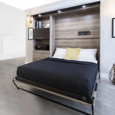 Lit escamotable ouvert